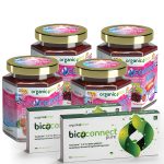 Bioconnect megapakk: 4 üveg Bioconnect Kids szuperlekvár + 2 doboz Bioconnect Pure kapszula
